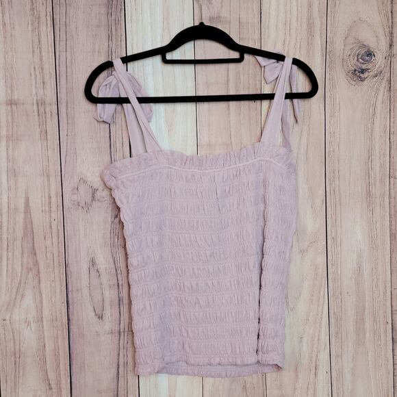 NWT Anthropologie Smocked Cami in Rose, Sz L - Picture 12 of 12